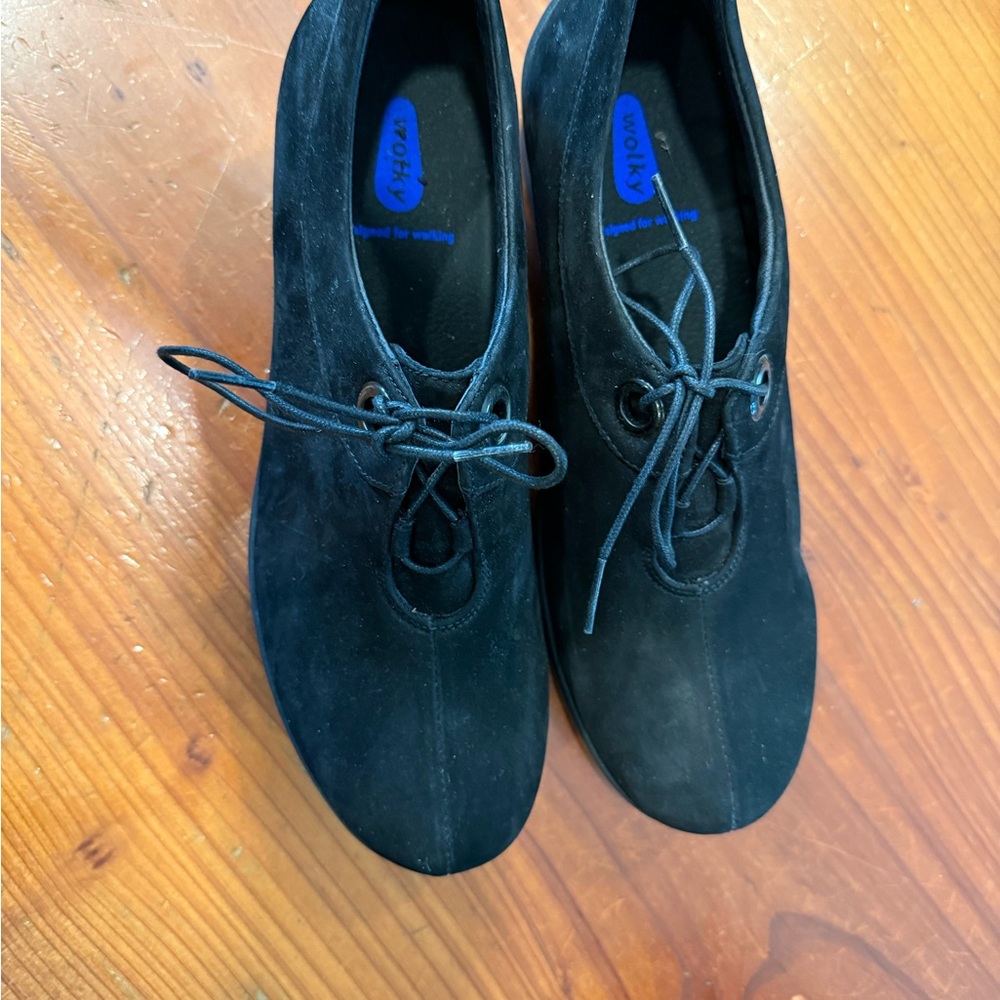 Wolky Hope Pombai Suede Shoes SZ 42 NWOB
